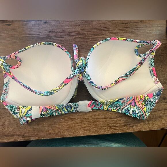 Colorful Paisley Bikini Top - Picture 3 of 3